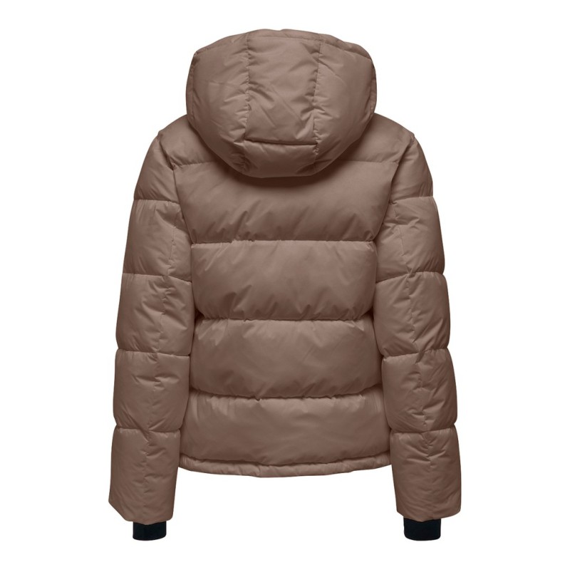 ONLY Ann premium pufferjakke - Taupe Gray