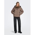 ONLY Ann premium pufferjakke - Taupe Gray