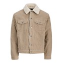 JACK & JONES Bluconnor corduroy trucker jakke - Plaza Tape