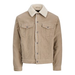 JACK & JONES Bluconnor corduroy trucker jakke - Plaza Tape