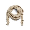 PIECES Komma pointelle mini tørklæde - Whitecap Gray