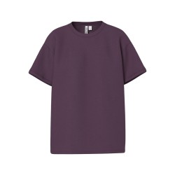 PIECES Skylar kortærmet oversized T-shirt - Plum Perfect