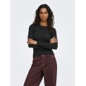 JDY Lucky langærmet bluse - Black