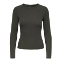 JDY Lucky langærmet bluse - Black Olive