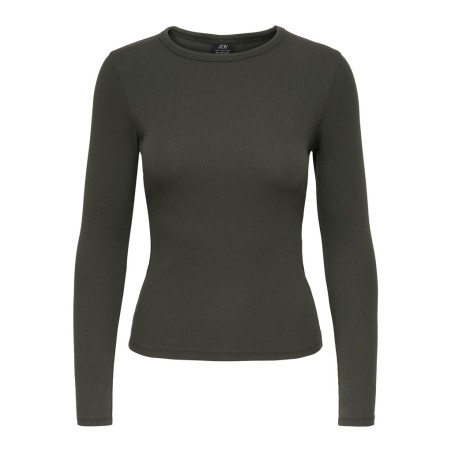 JDY Lucky langærmet bluse - Black Olive