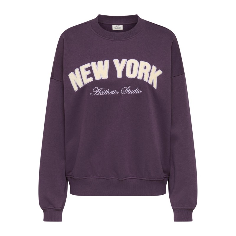 JDY Mesa langærmet sweatshirt - Plum Perfect