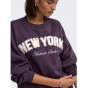 JDY Mesa langærmet sweatshirt - Plum Perfect
