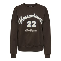 JDY Mesa langærmet sweatshirt - Chocolate Torte