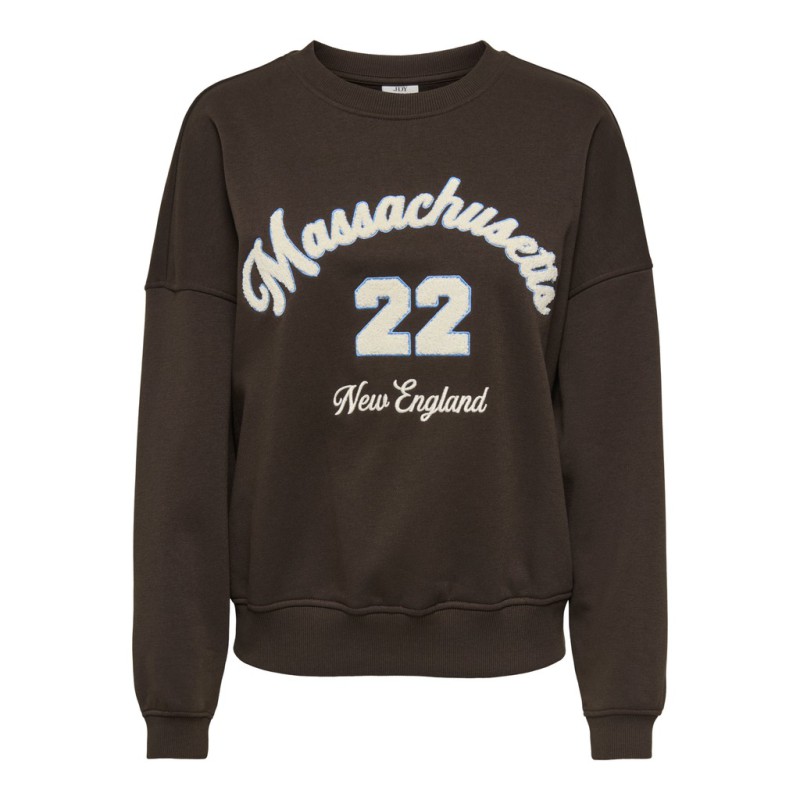 JDY Mesa langærmet sweatshirt - Chocolate Torte
