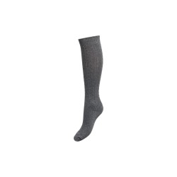 JDY Ann cable knit maxe strømper - Dark Grey Melange