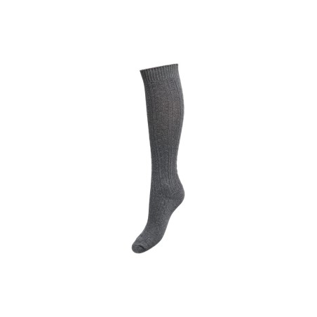 JDY Ann cable knit maxe strømper - Dark Grey Melange