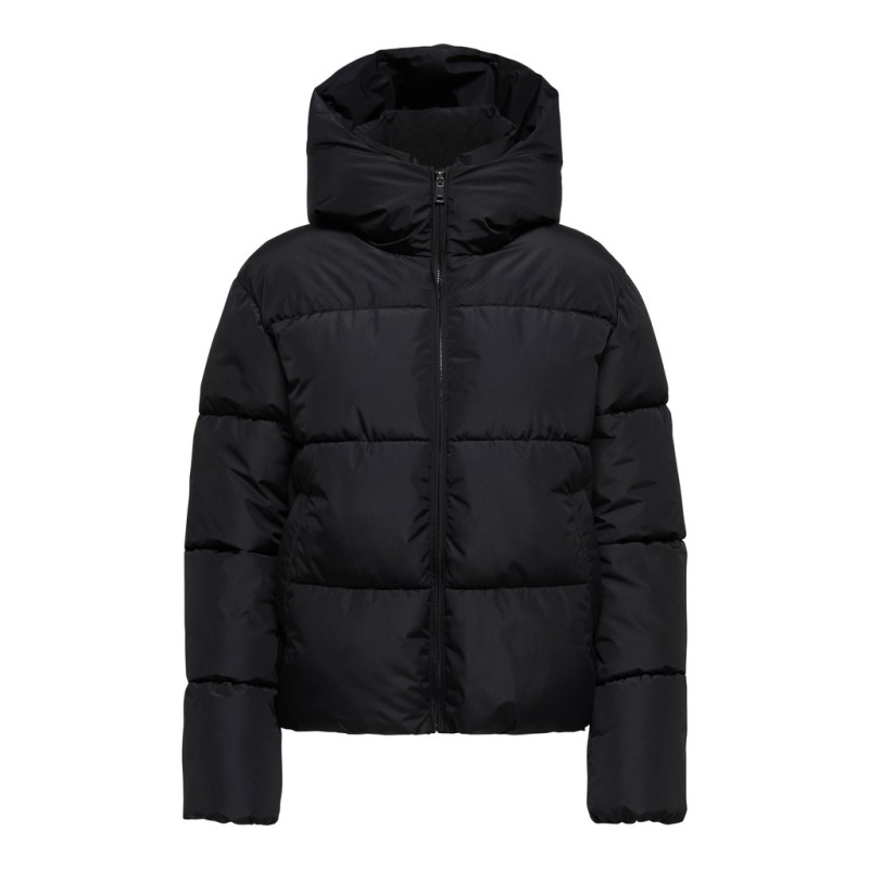 ONLY Juta kort pufferjakke - Black