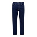 ONLY & SONS Weft jax box jeans - Dark Blue Denim