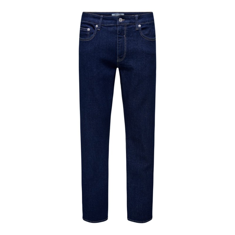 ONLY & SONS Weft jax box jeans - Dark Blue Denim