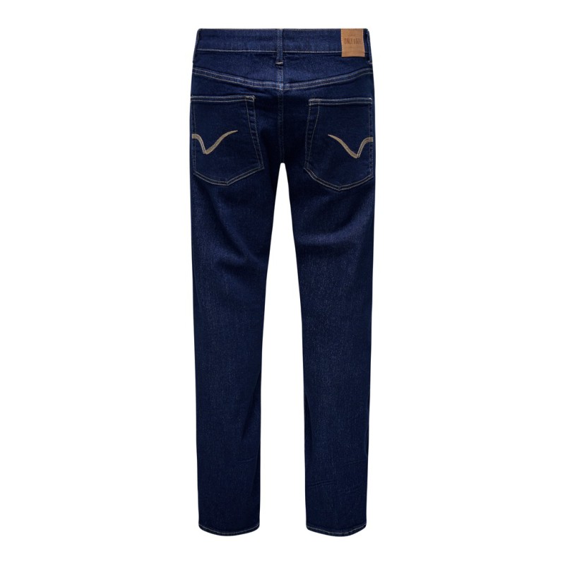 ONLY & SONS Weft jax box jeans - Dark Blue Denim