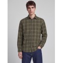 JACK & JONES Blane langærmet skjorte - Forest Night