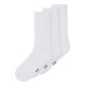 NAME IT KIDS Frankie 3 pack strømper - Bright White
