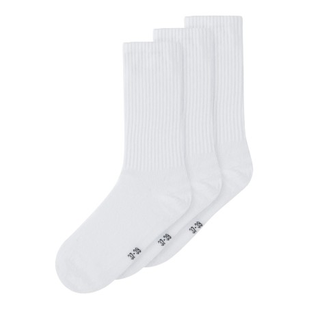 NAME IT KIDS Frankie 3 pack strømper - Bright White