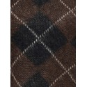 ONLY CARMAKOMA Noeme pattern langærmet striktrøje - Coffee Bean