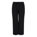ONLY CARMAKOMA Milla wide bukser - Black / Silver Glitter