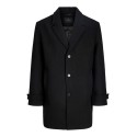 JACK & JONES PLUS Blawalter uldfrakke - Black