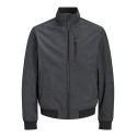 JACK & JONES Liam softshell bomberjakke - Dark Grey Melange