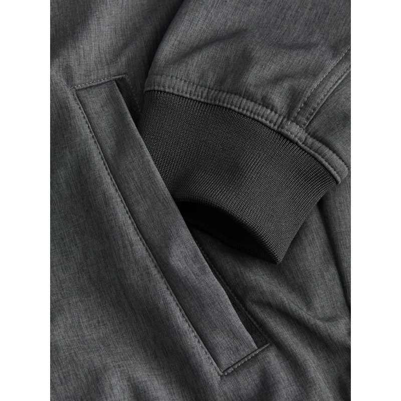 JACK & JONES Liam softshell bomberjakke - Dark Grey Melange