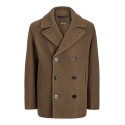 JACK & JONES Bluneil wool blend frakke - Crocodile