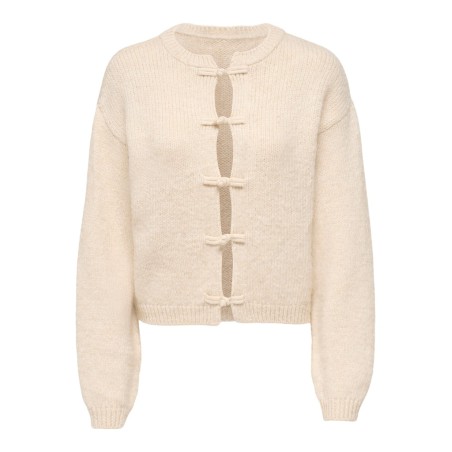 JDY Dinea langærmet strikcardigan - Birch
