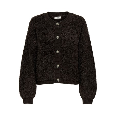 JDY Eira life strikcardigan - Chocolate Torte
