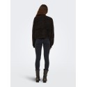 JDY Eira life strikcardigan - Chocolate Torte