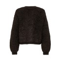 JDY Eira life strikcardigan - Chocolate Torte
