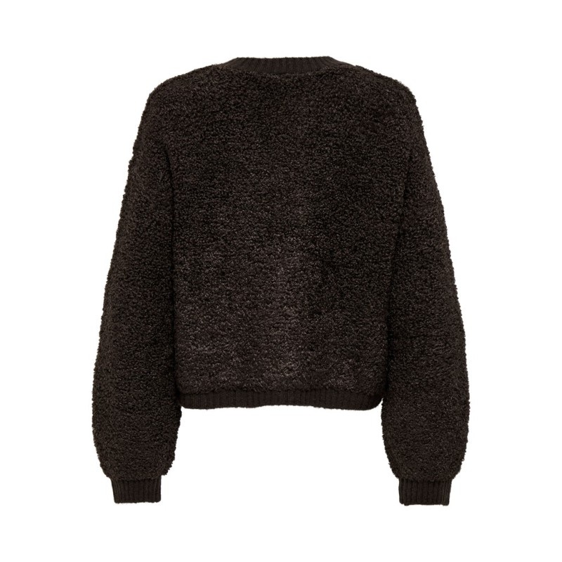 JDY Eira life strikcardigan - Chocolate Torte