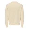 ONLY & SONS James relaxed striktrøje - Oatmeal