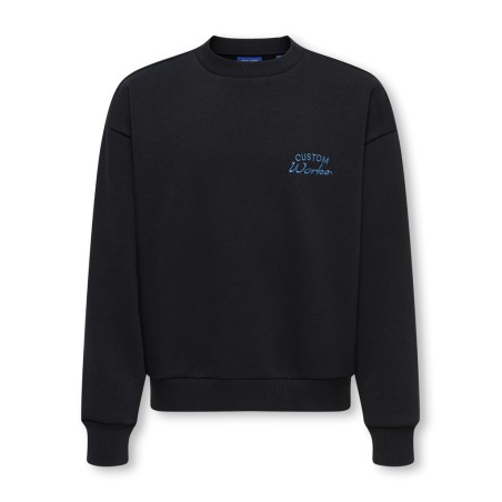KIDS ONLY Ceres union langærmet sweatshirt - Black