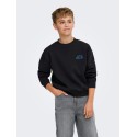 KIDS ONLY Ceres union langærmet sweatshirt - Black