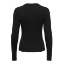 ONLY Riley langærmet bluse - Black