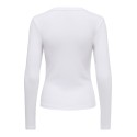 ONLY Riley langærmet bluse - Cloud Dancer