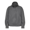 ONLY Asta high collar bomberjakke - Dark Grey Melange