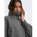 ONLY Asta high collar bomberjakke - Dark Grey Melange