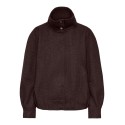 ONLY Asta high collar bomberjakke - Chocolate Torte / Melange