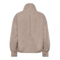 ONLY Asta high collar bomberjakke - Simply Taupe / Melange
