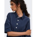 ONLY Gry-Nessa fløjlskjole - Navy Blazer