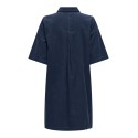 ONLY Gry-Nessa fløjlskjole - Navy Blazer