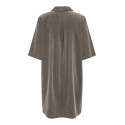 ONLY Nessa zip fløjlskjole - Falcon