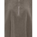 ONLY Nessa zip fløjlskjole - Falcon
