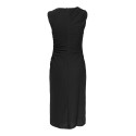 ONLY Amber ruching midi kjole - Black