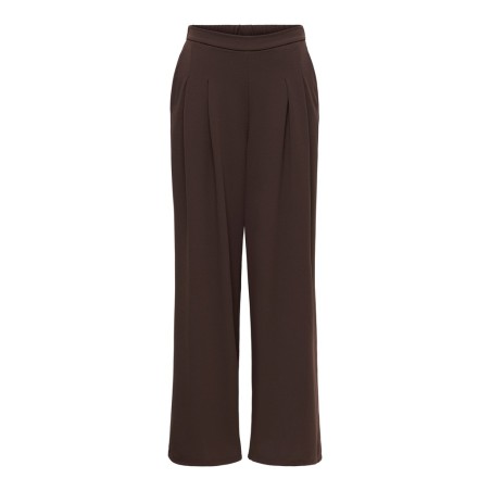 ONLY Bang pleat wide bukser - Coffee Bean