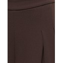 ONLY Bang pleat wide bukser - Coffee Bean