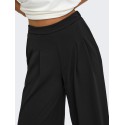 ONLY Bang pleat wide bukser - Black